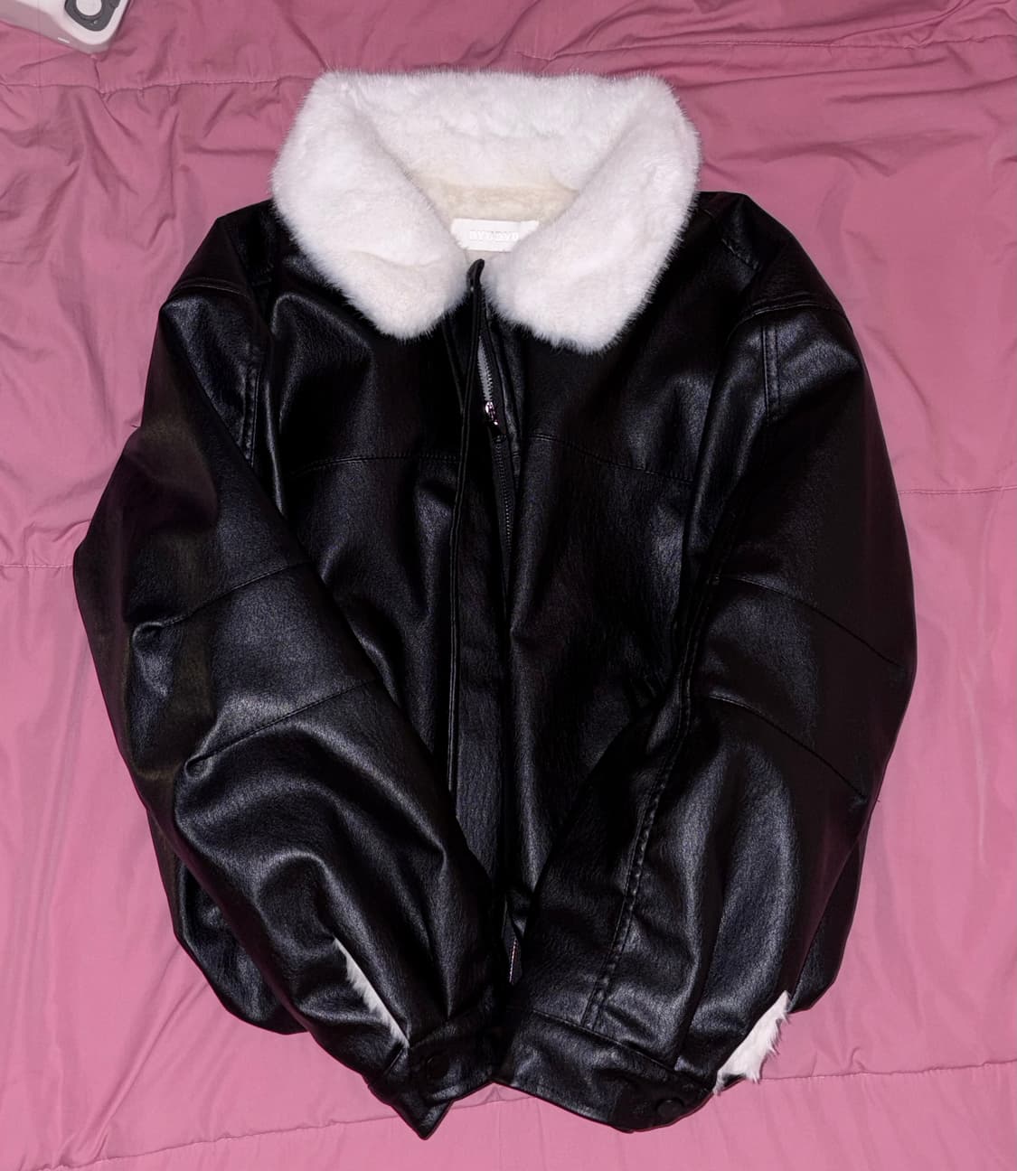 뉴뉴 무스탕 털 가죽자켓 상품이미지2