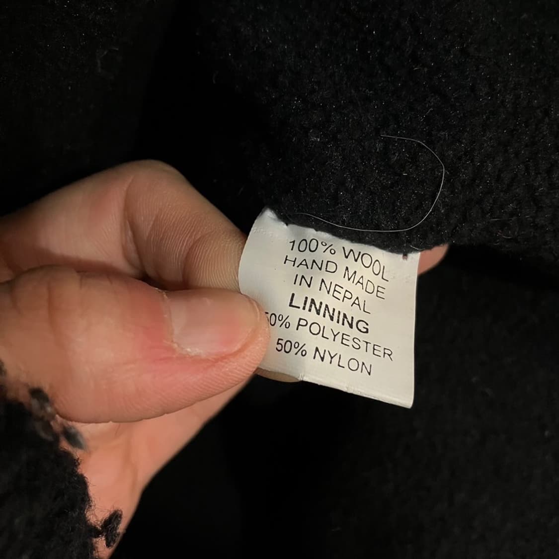 패치워크 헤비 울 후드집업 상품이미지7