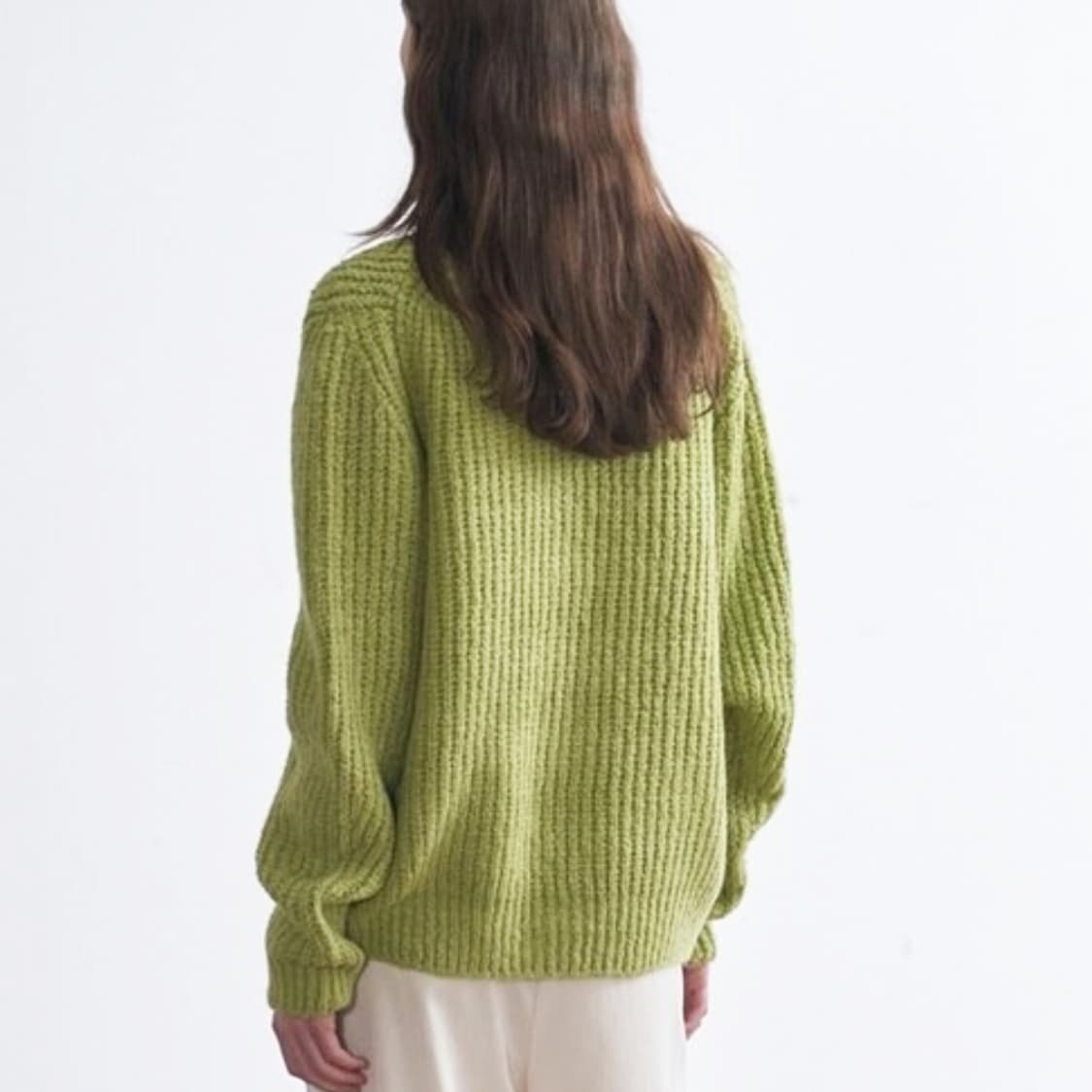 에이치에이트(H8) 알파카 울 옴브레 니트가디건 프리사이즈 새상품 상품이미지4