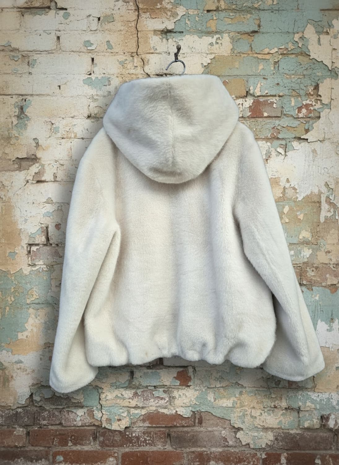 Labella 퍼 후드 자켓 아이보리 M 상품이미지2