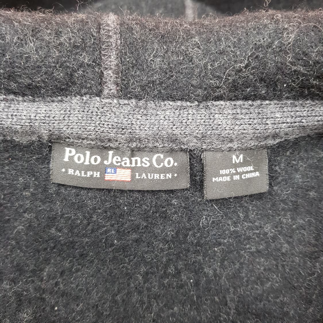 폴로진스 울 후드 니트 롱 코트 M사이즈 상품이미지3