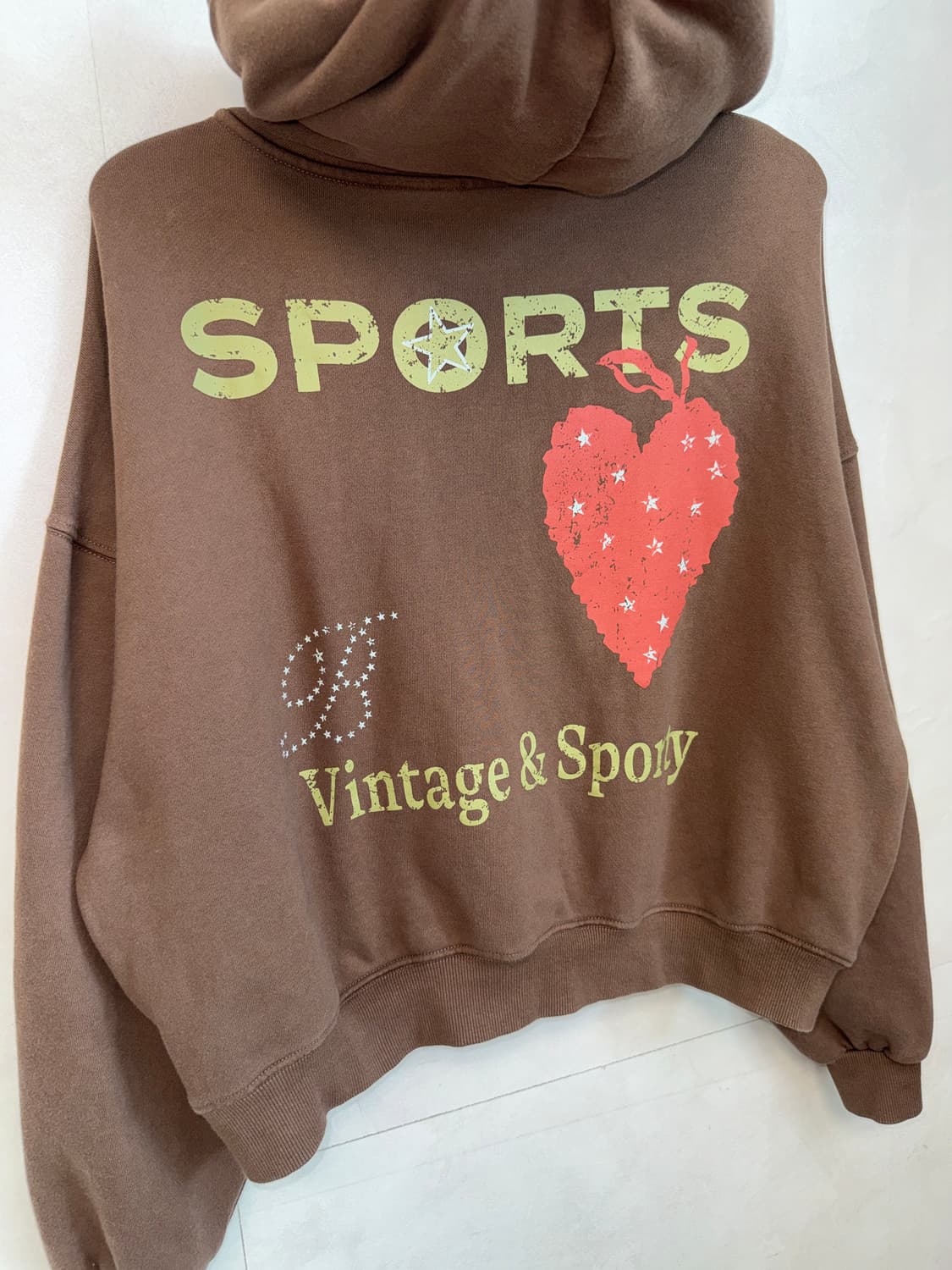 Bittercells Star Sporty hood zipup brown 상품이미지4