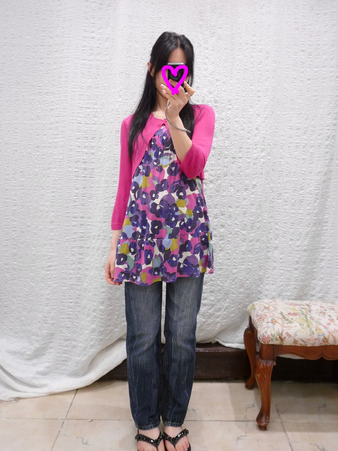 Fuchsia Bloom Layered Top 상품이미지3