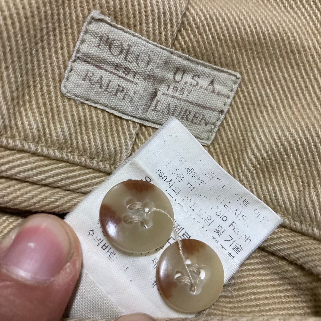 [32] 폴로랄프로렌 빈티지 앤드류 팬츠 베이지 치노 상품이미지7