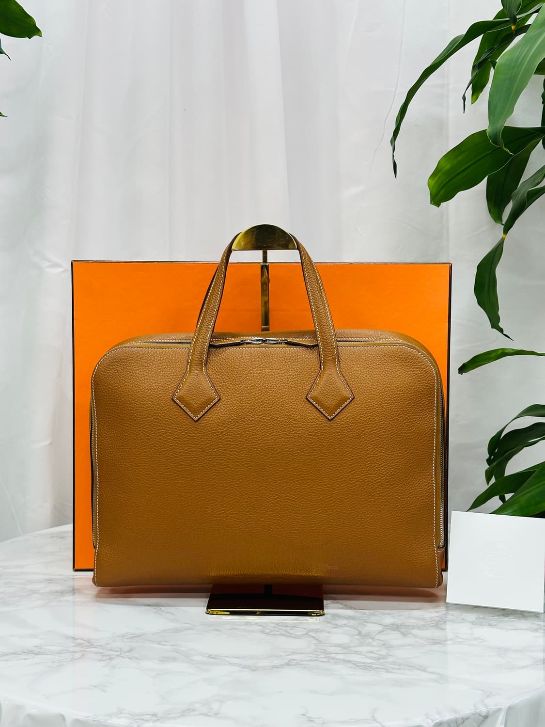 에르메스 빅토리아 라이트 카멜골드 토트백 상품이미지1