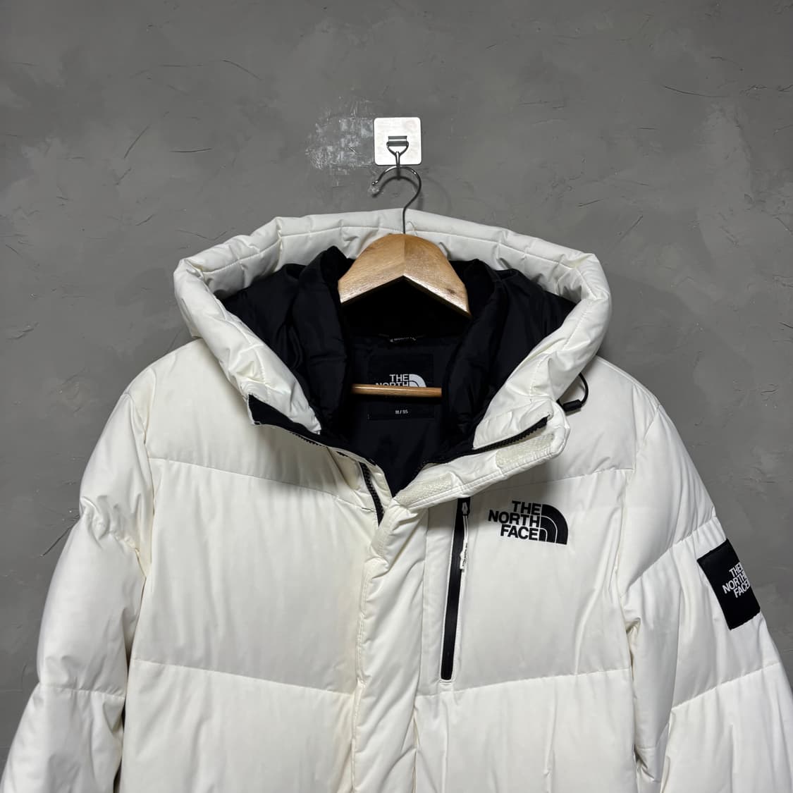 노스페이스 구스다운 롱패딩 화이트 상품이미지2