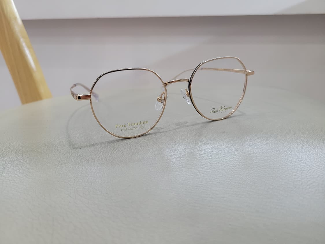 폴휴먼안경(PHF422A 골드육각)퓨어티탄초경량 상품이미지7