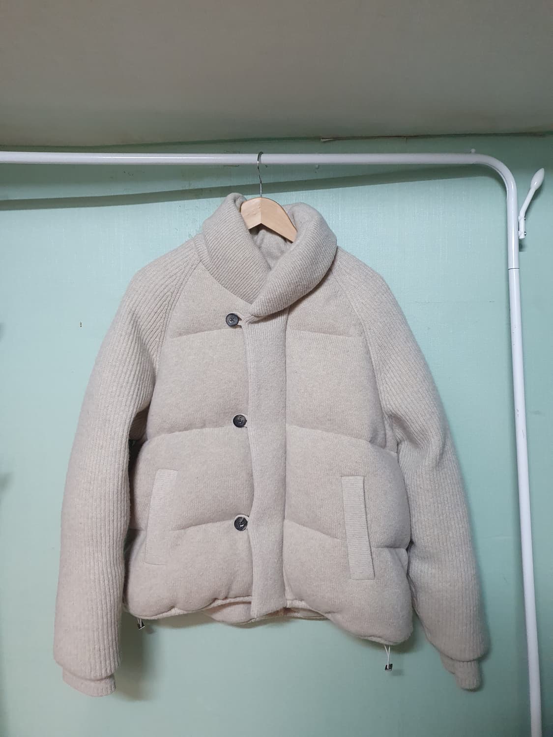 우마뭉 니트 패딩 점퍼 M 상품이미지1