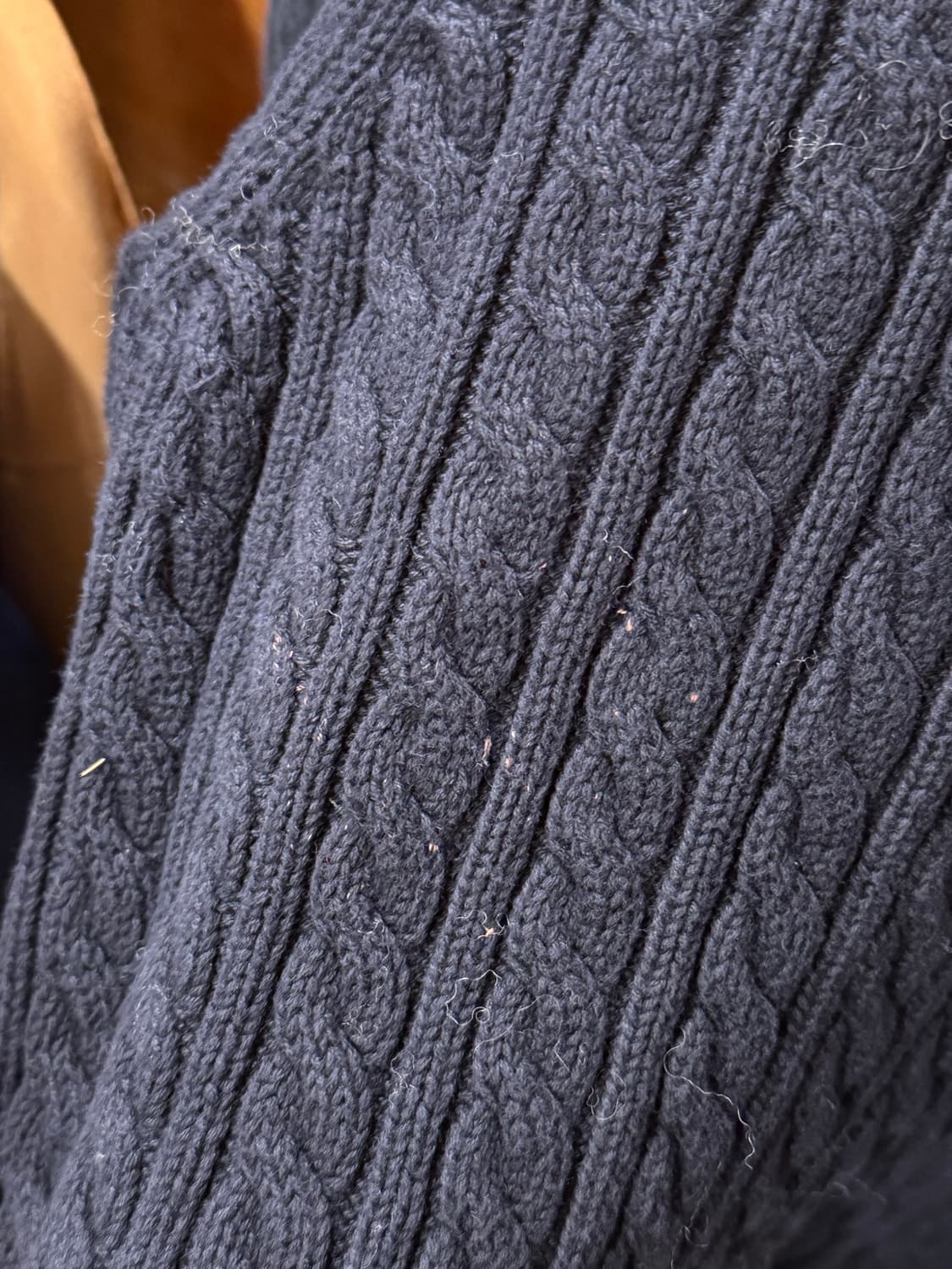 랄프로렌 네이비 코튼 니트 상품이미지3