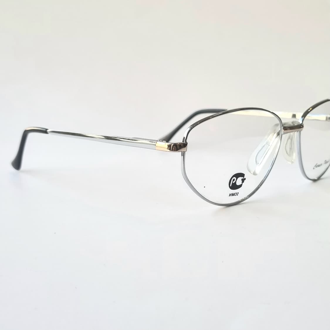 데드스탁 유럽 빈티지  실 버 오벌 빅사이즈 안경테 119 상품이미지8