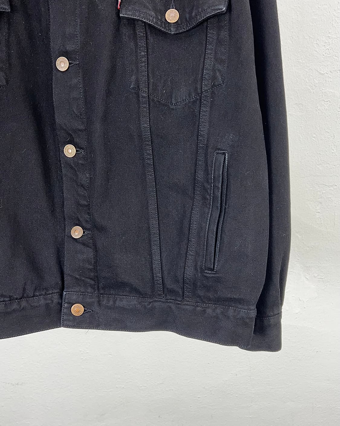 00s 리바이스 타입 3 블랙 데님 트러커 자켓 상품이미지5