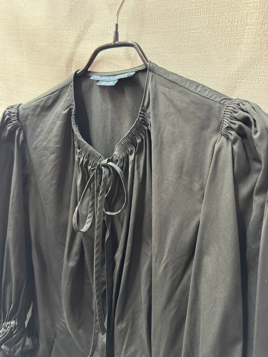 폴로랄프로렌 리본타이 퍼프소매 블라우스 6(S) 상품이미지2