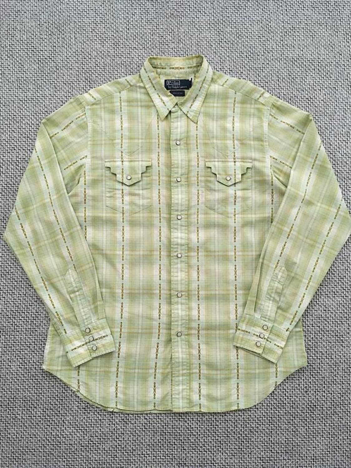90s Ethnic Pearl snap western shirts 상품이미지9