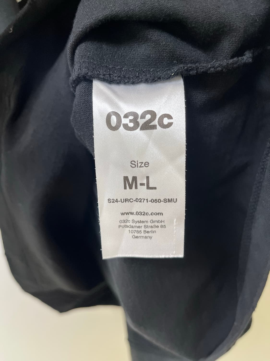 서울 오버사이즈드 롱슬리브 WASHED BLACK 상품이미지4