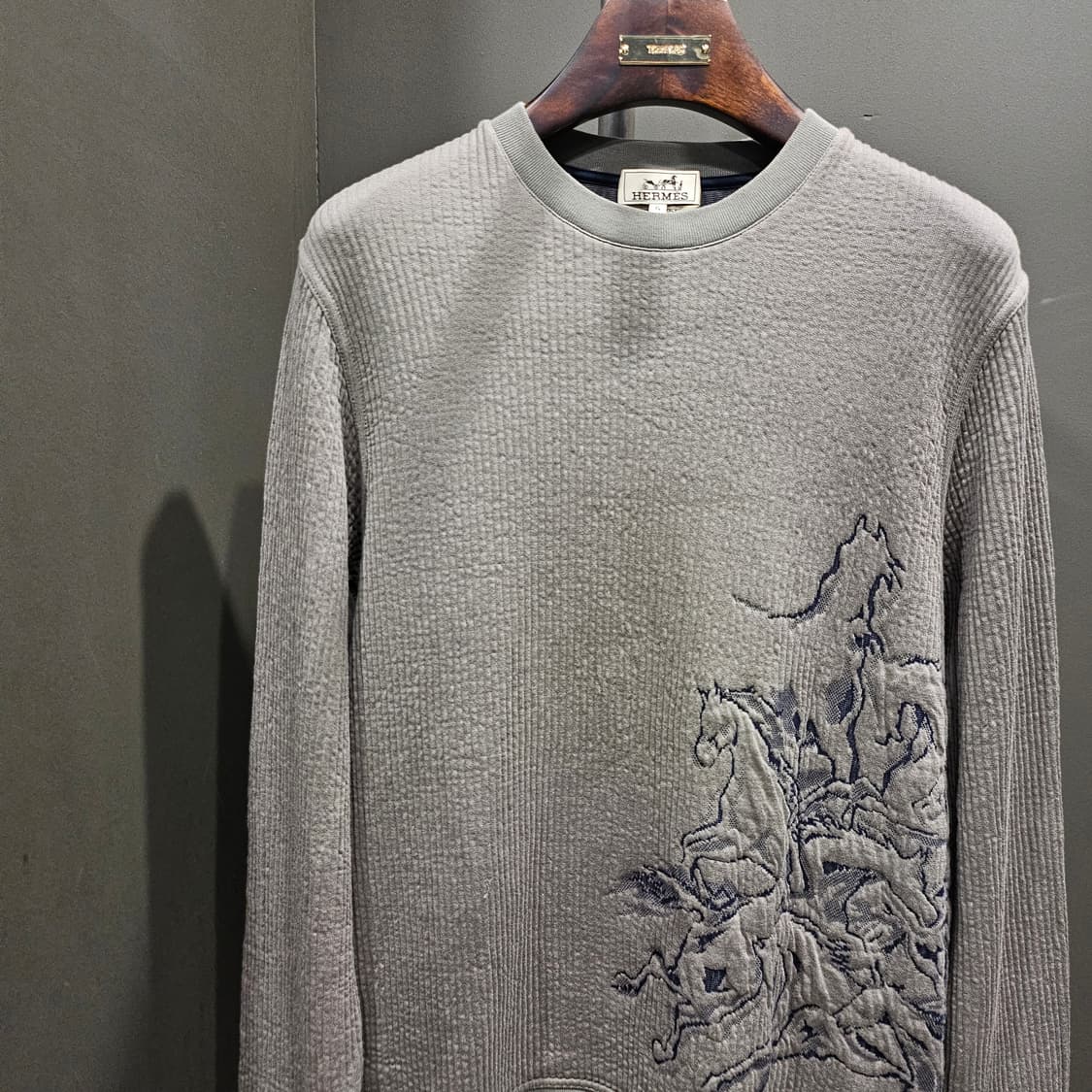 에르메스 엠브로이더 홀스 슈 한정 에디션 맨투맨 상품이미지2