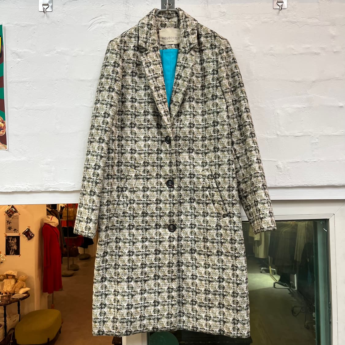 Project 217 ITALY MADE 폴리 혼방 코트 40 상품이미지1