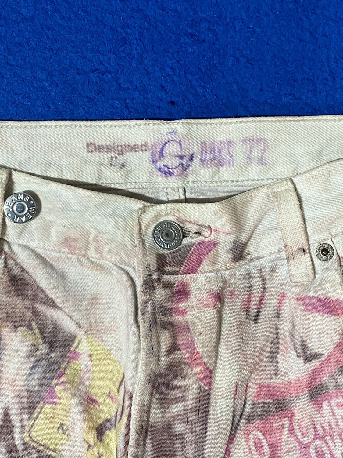 Levis 리바이스 501 좀비 커스텀 팬츠 상품이미지4