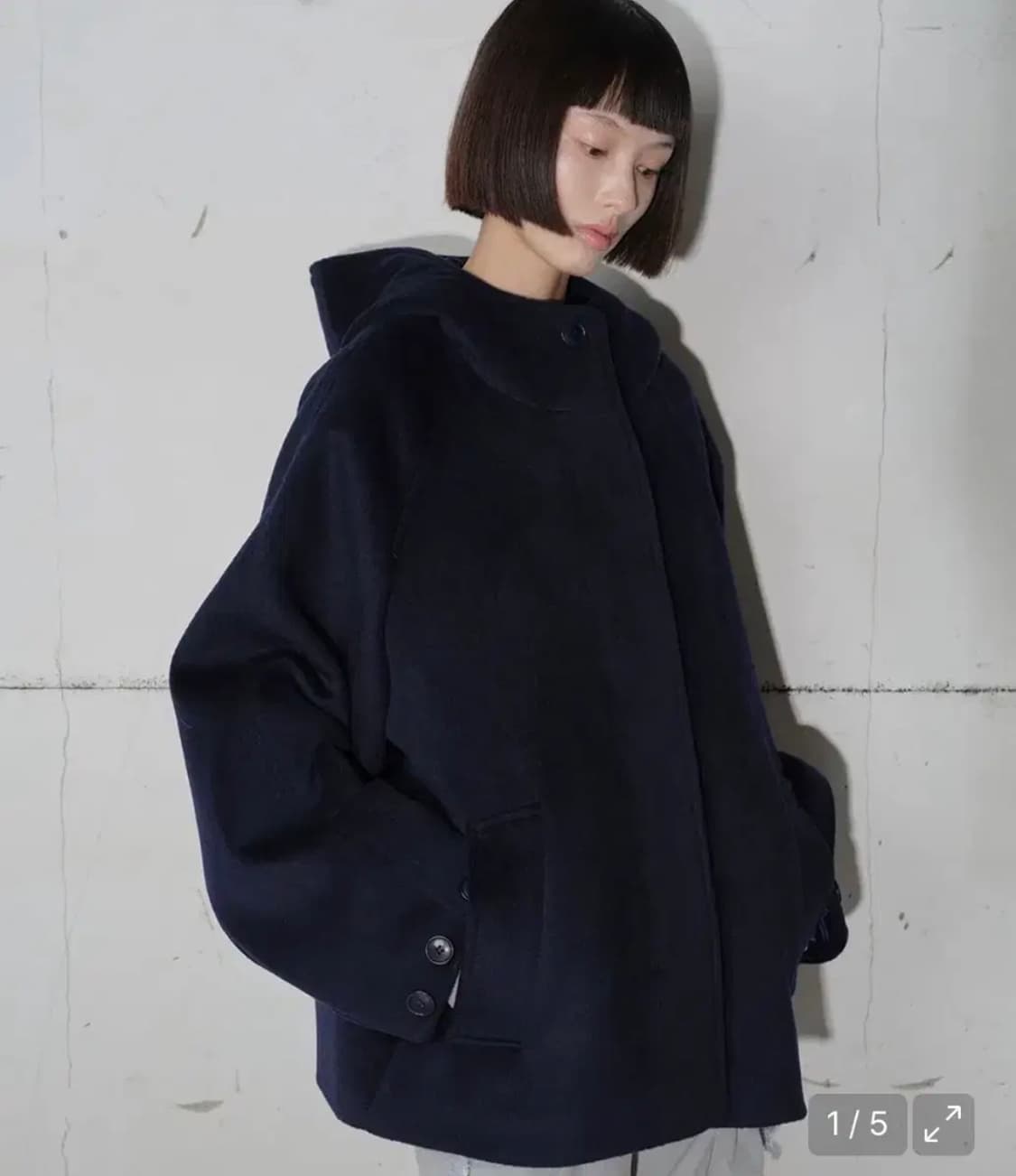 타입서비스 하프코트 네이비 상품이미지1