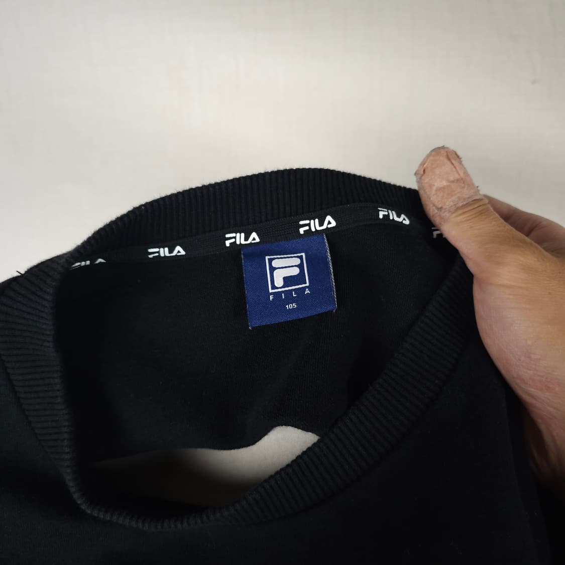 필라 맨투맨 남자105사이즈  상품이미지3