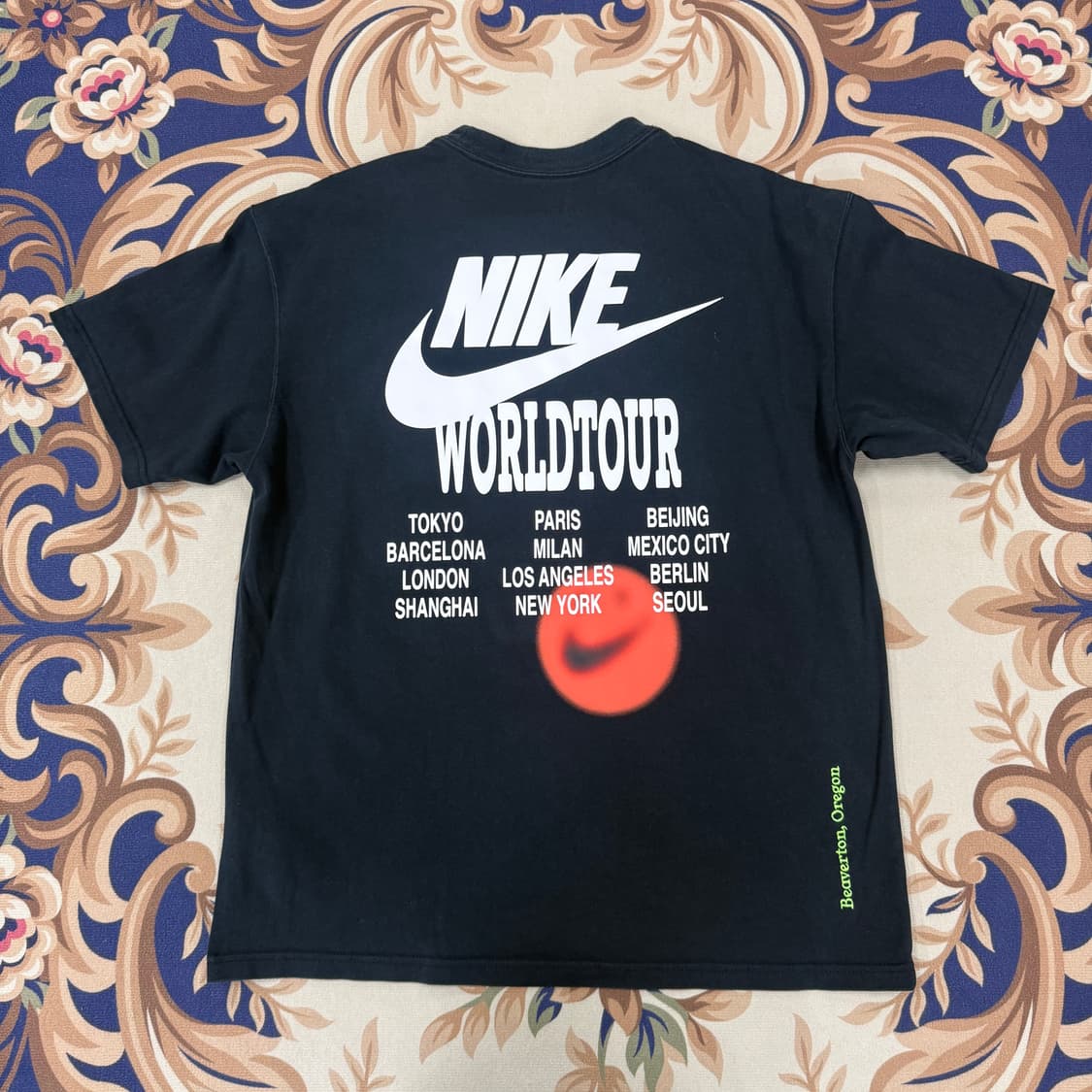 (L)나이키 Nike World Tour 반팔 티셔츠(블랙) 상품이미지1