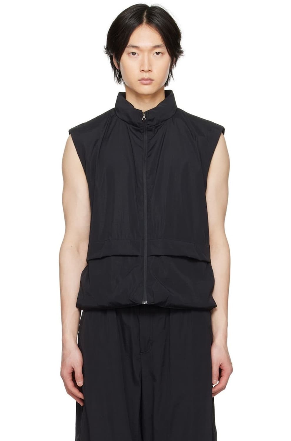 amomento 나일론 볼륨 포켓 베스트 블랙 L 상품이미지1