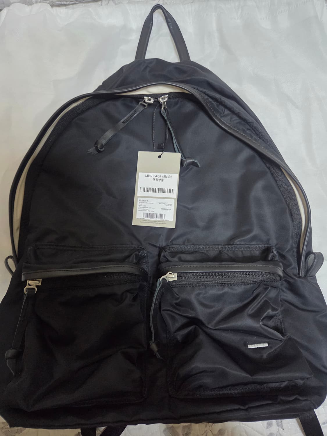 [새상품] 월스와일무브먼트 마일드 백팩 블랙 상품이미지5
