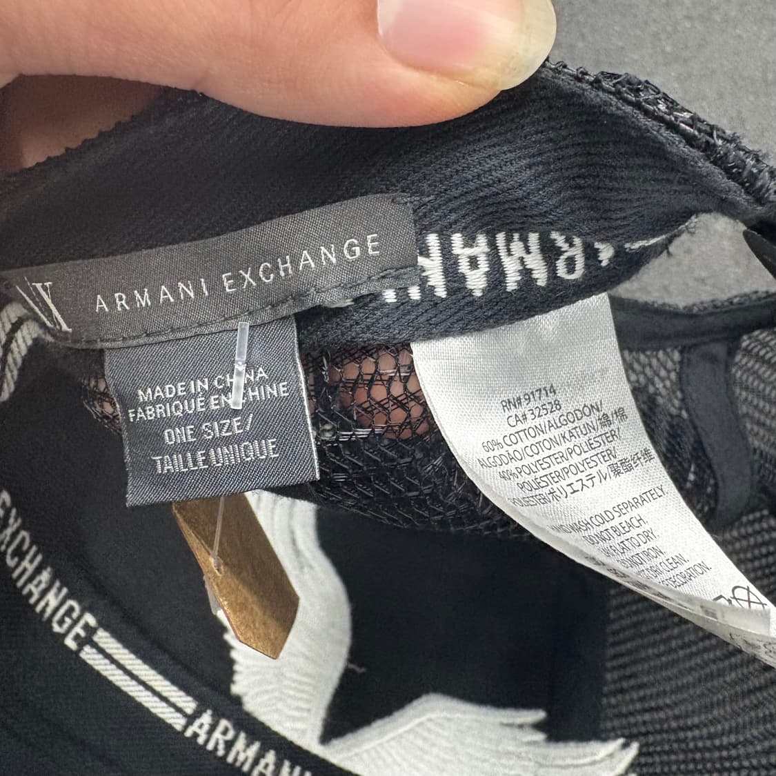 아르마니익스체인지매쉬캡 상품이미지4