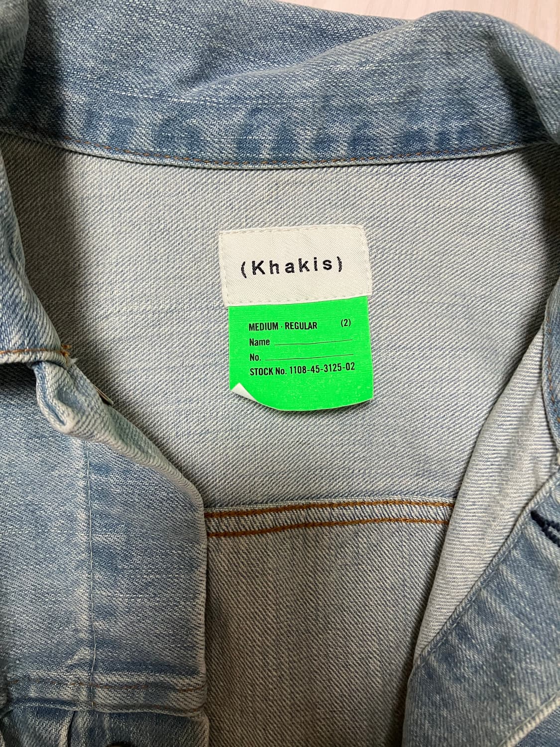 카키스 데님자켓 M 상품이미지2