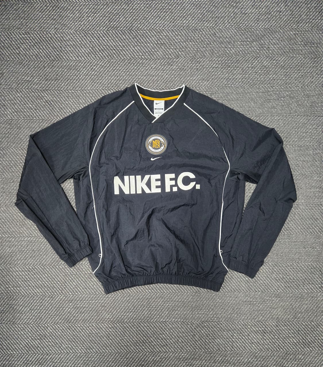 나이키 FC 리펠 사커 크루 우븐 블랙 바람막이 상품이미지1