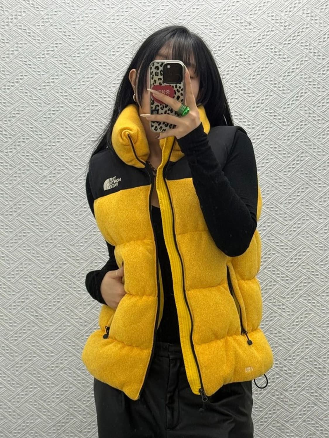 노스페이스 700 레트로 머스타드 거위털 패딩 조끼 90 C08502 상품이미지1