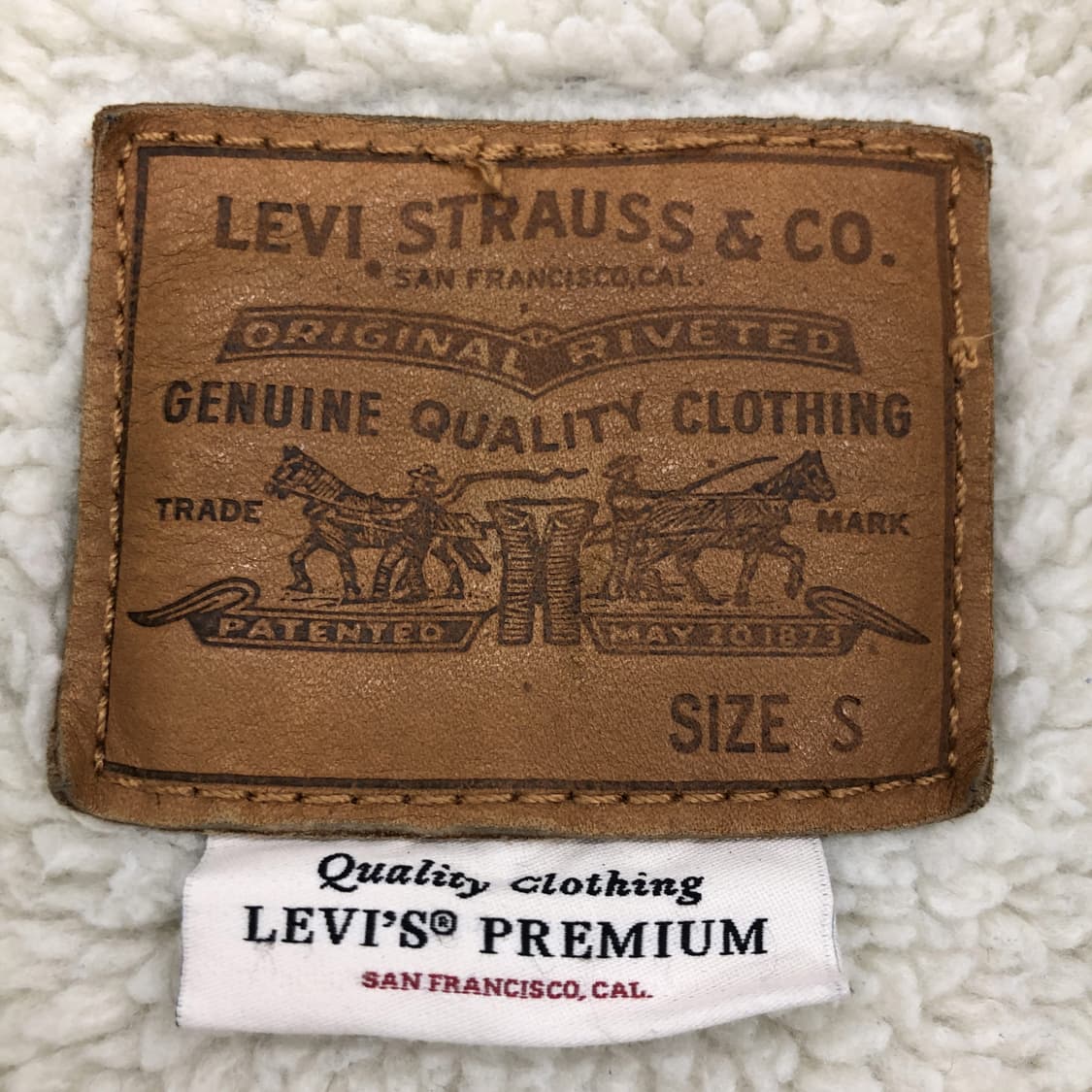 리바이스 프리미엄빅E탭 쉐르파자켓 S  상품이미지6