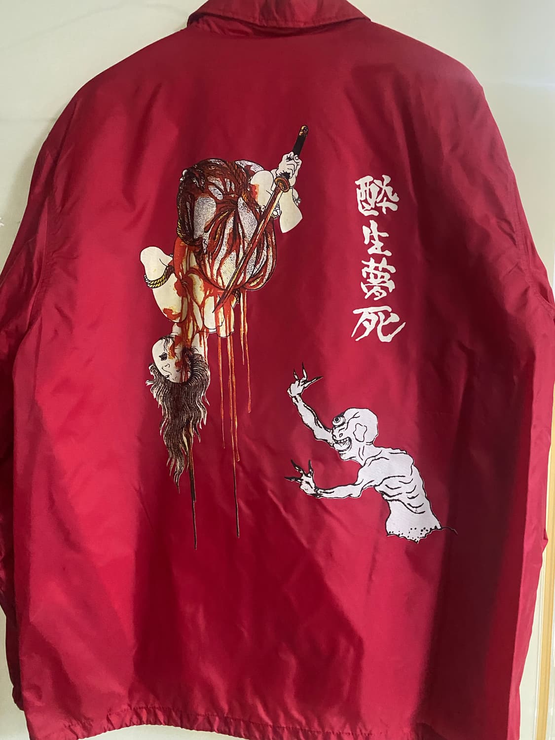 와코마리아 보아털 코치자켓 라지 상품이미지2