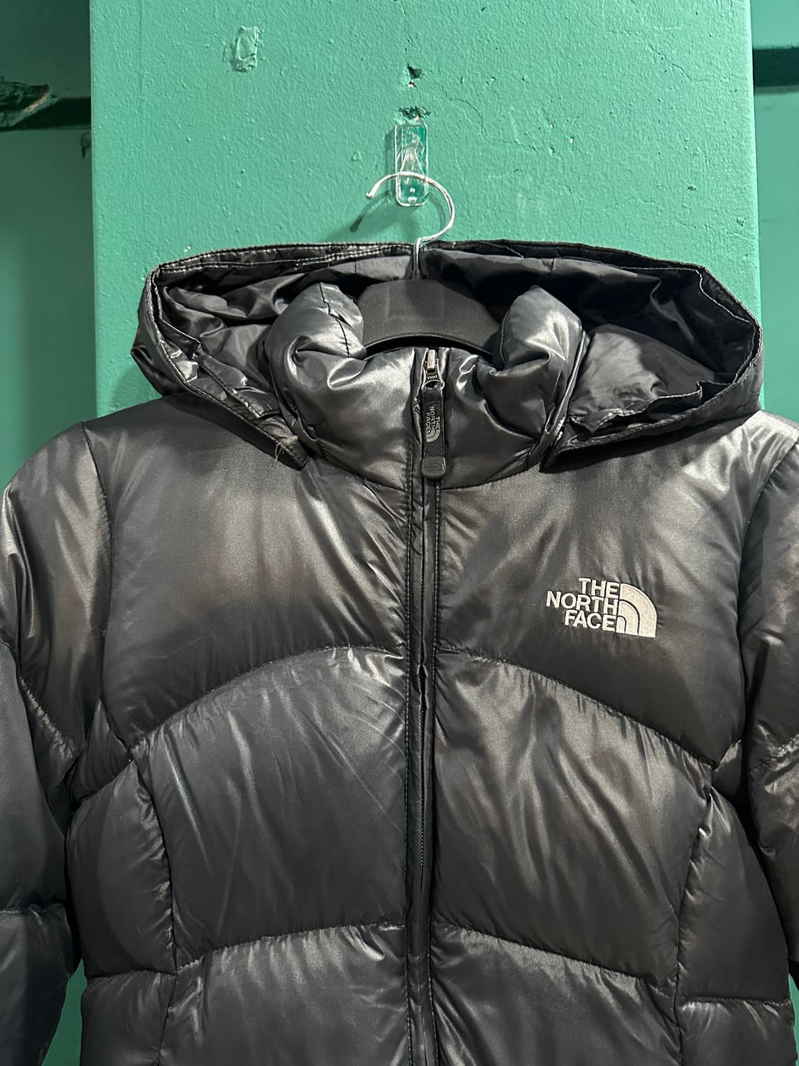 노스페이스 후드경량패딩 블랙S 상품이미지2