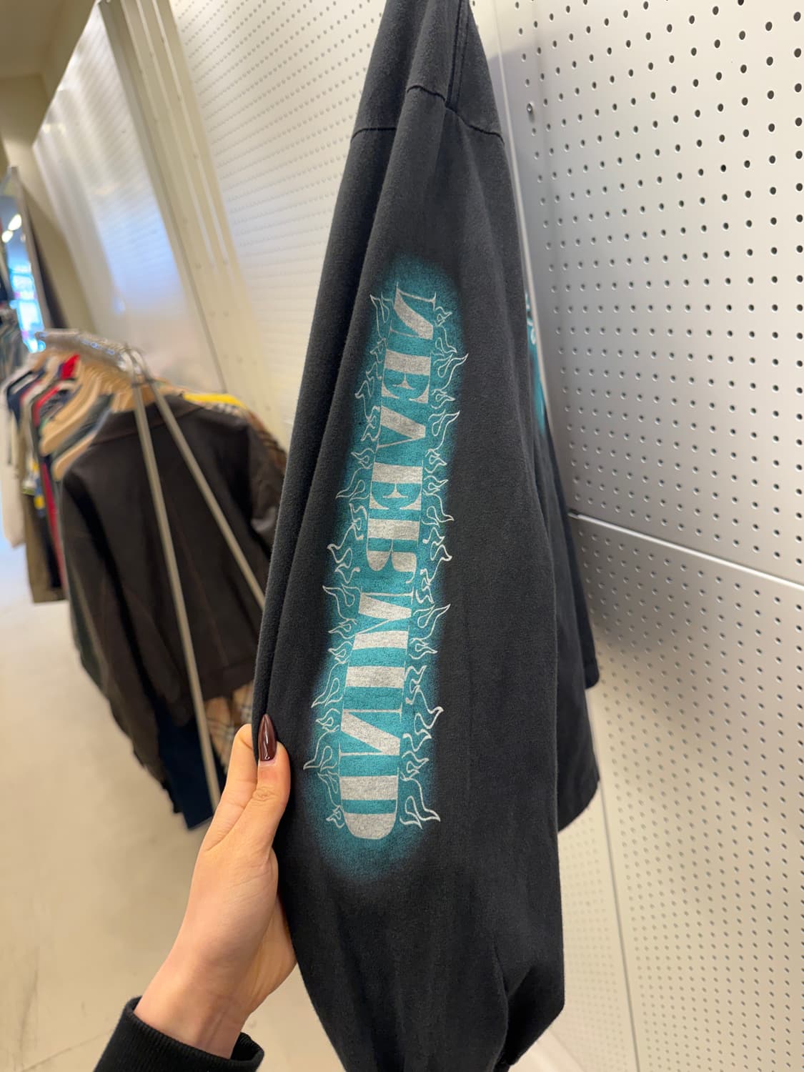 빈티지 너바나 밴드 프린팅 롱슬리브 U1524 상품이미지6