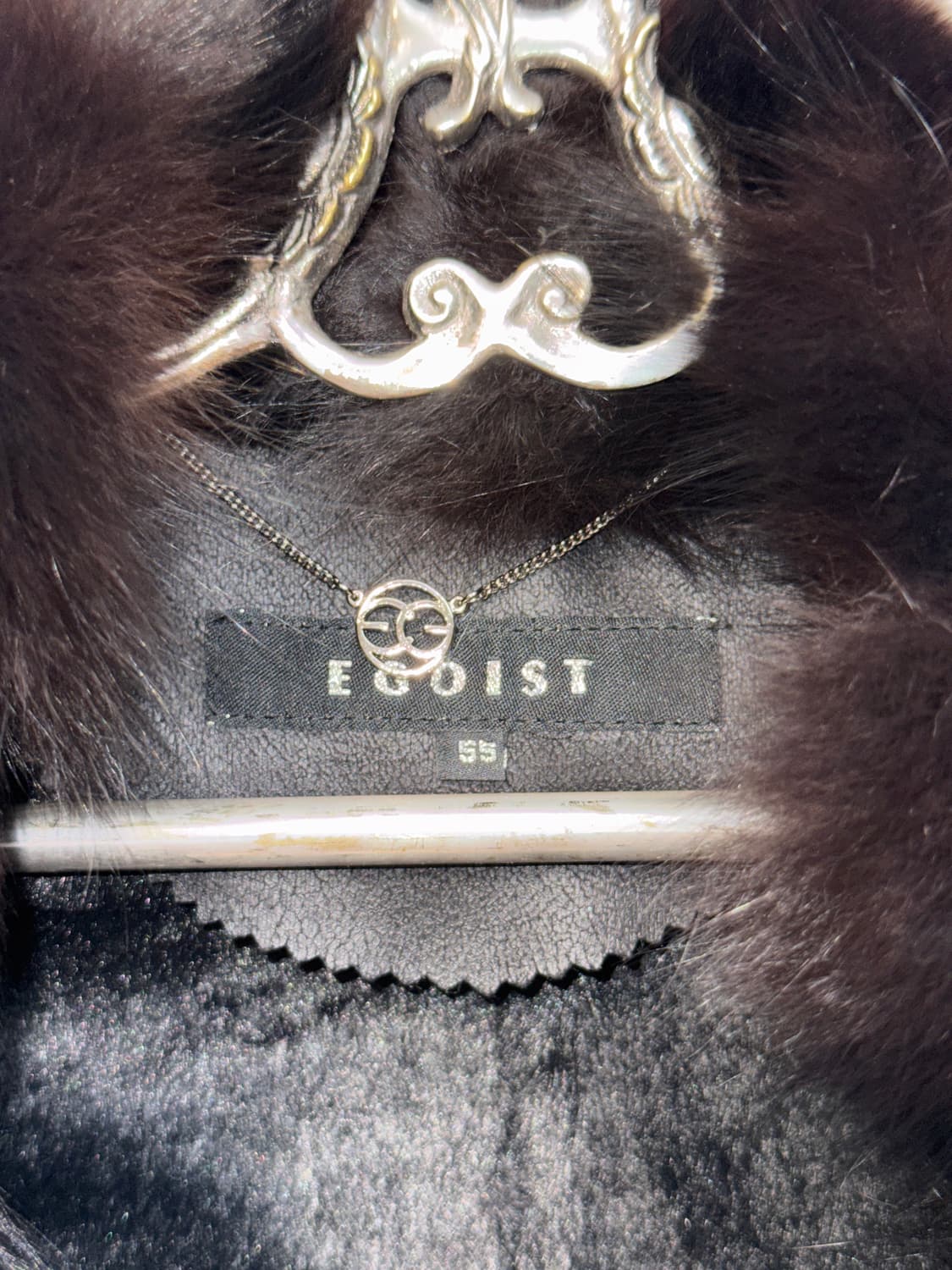 Egoist black rabbit & fox fur mustang 상품이미지6