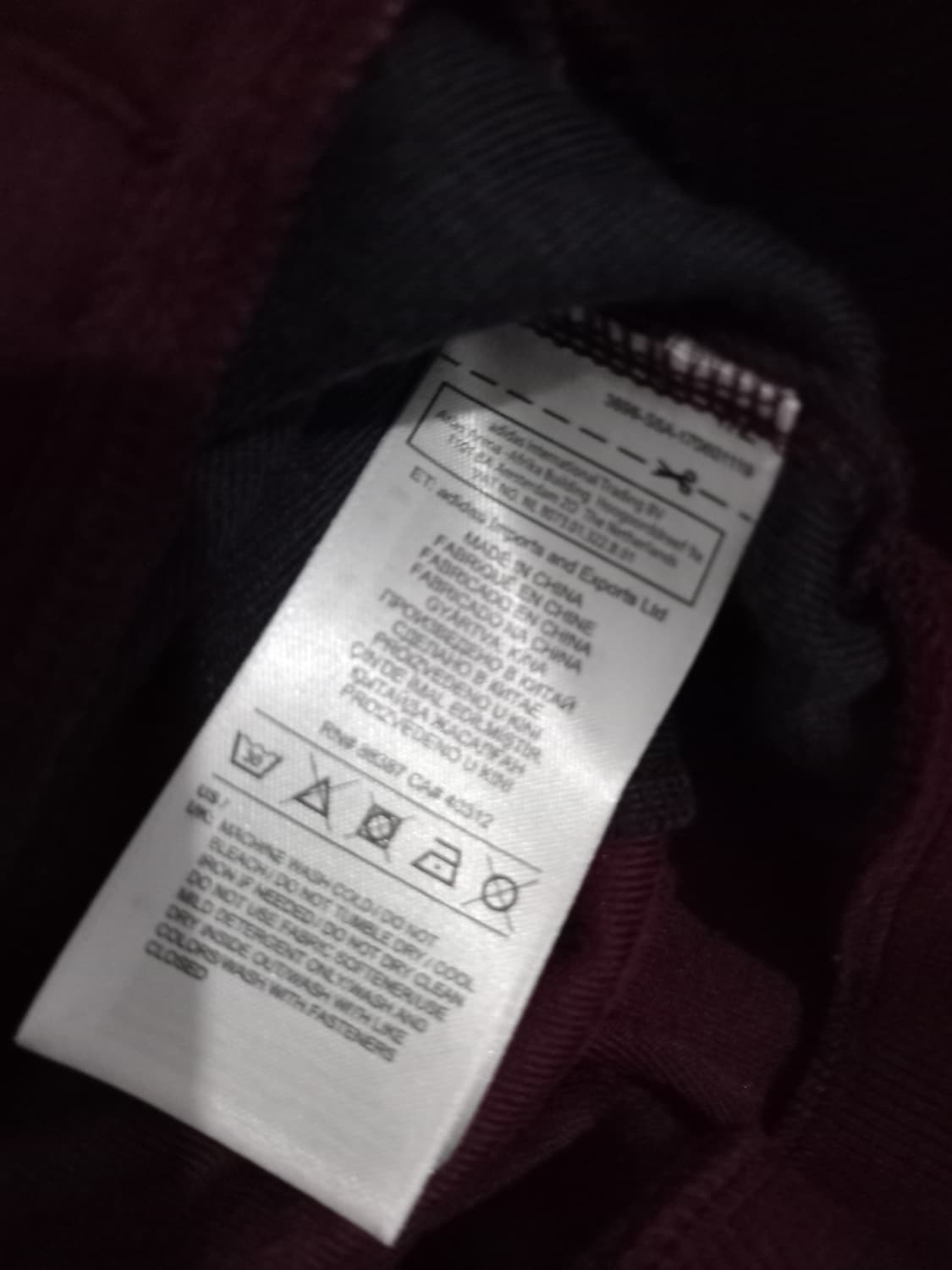 아디다스 희귀 벨벳 버건디 핑크 트랙탑 저지 져지집업 95~100 상품이미지6