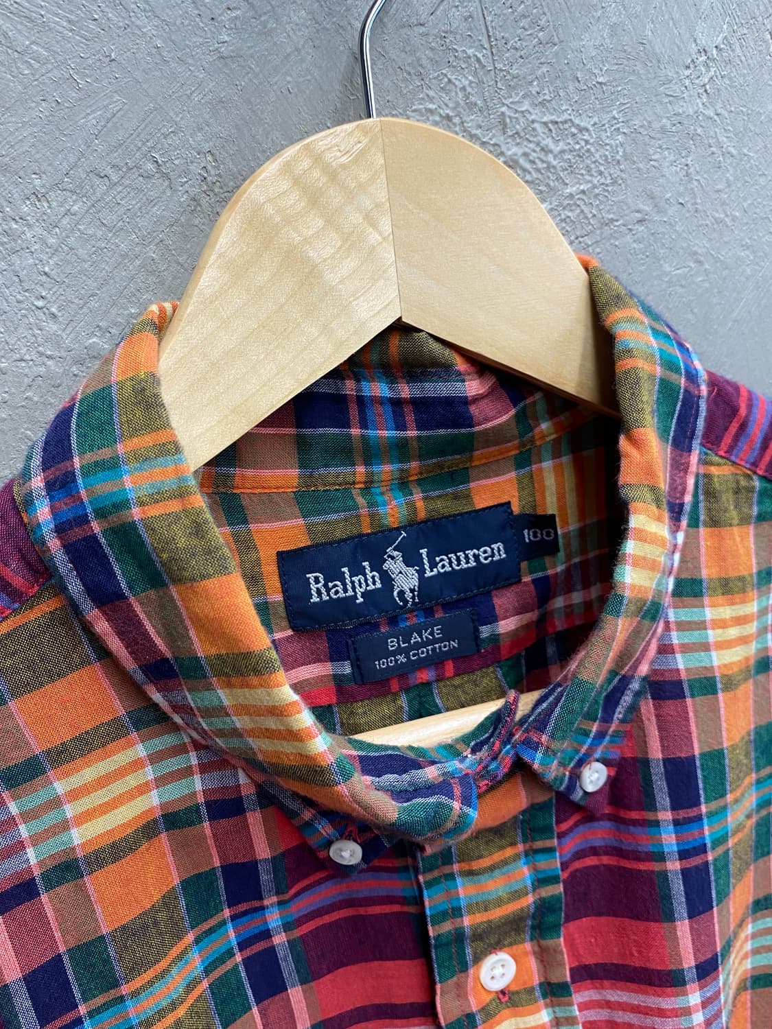 [100] Polo Ralph Lauren 폴로 반팔 체크셔츠 상품이미지6