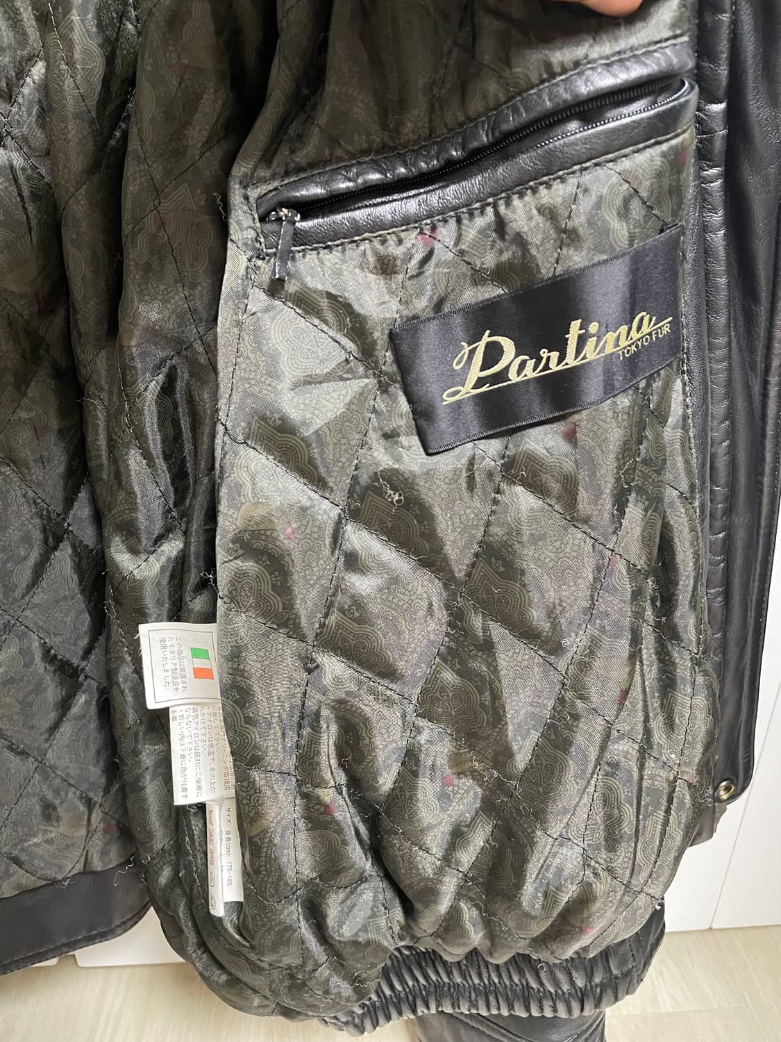 빈티지 양가죽자켓 L 상품이미지3