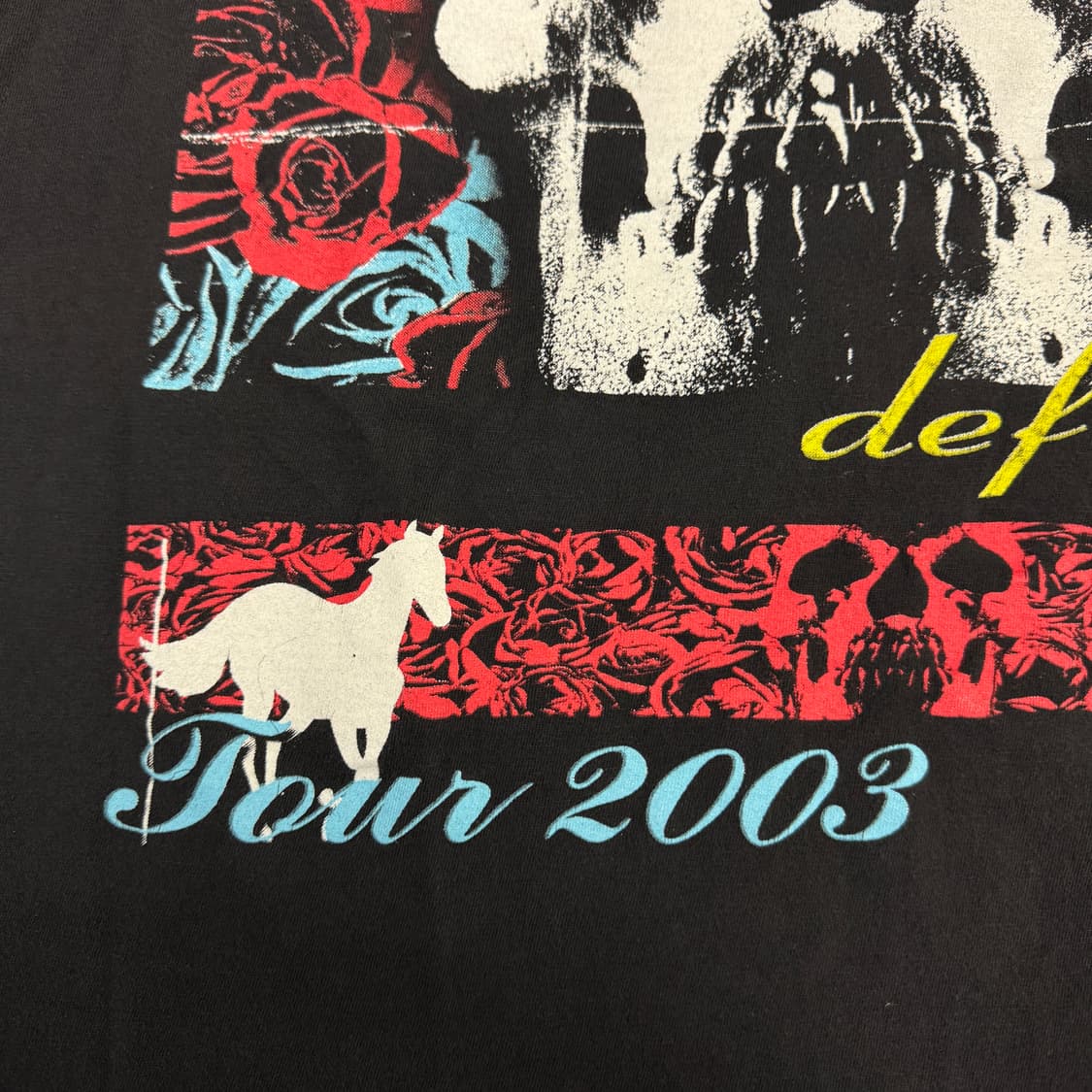 빈티지 2003 Deftones 데프톤즈 유럽 투어 티셔츠 Boot 상품이미지5