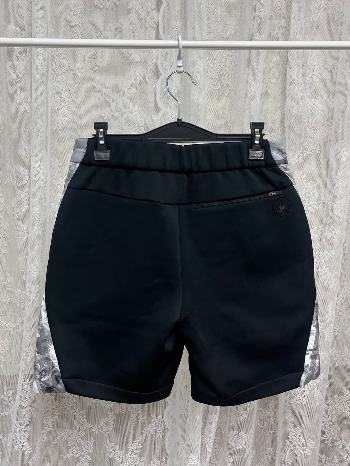 M) 새상품 르꼬끄 기모 패딩 반바지 그레이 상품이미지3