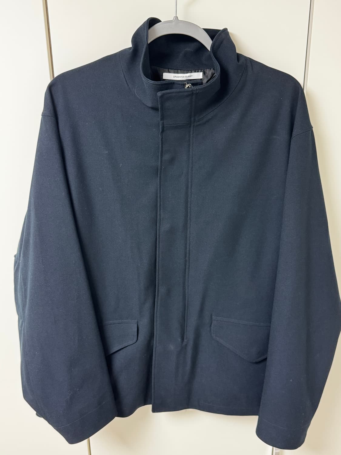 에피센터 투어리스트 울 블렌드 필드 파카 네이비 상품이미지3