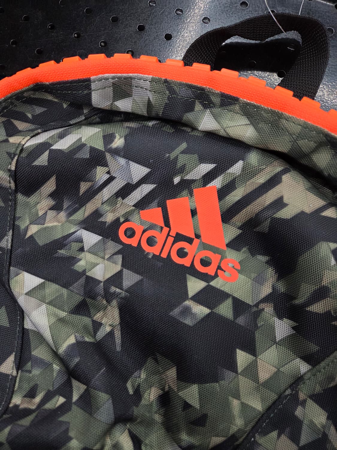 Adidas 아디다스 네온주황 빅지퍼 백팩 상품이미지3