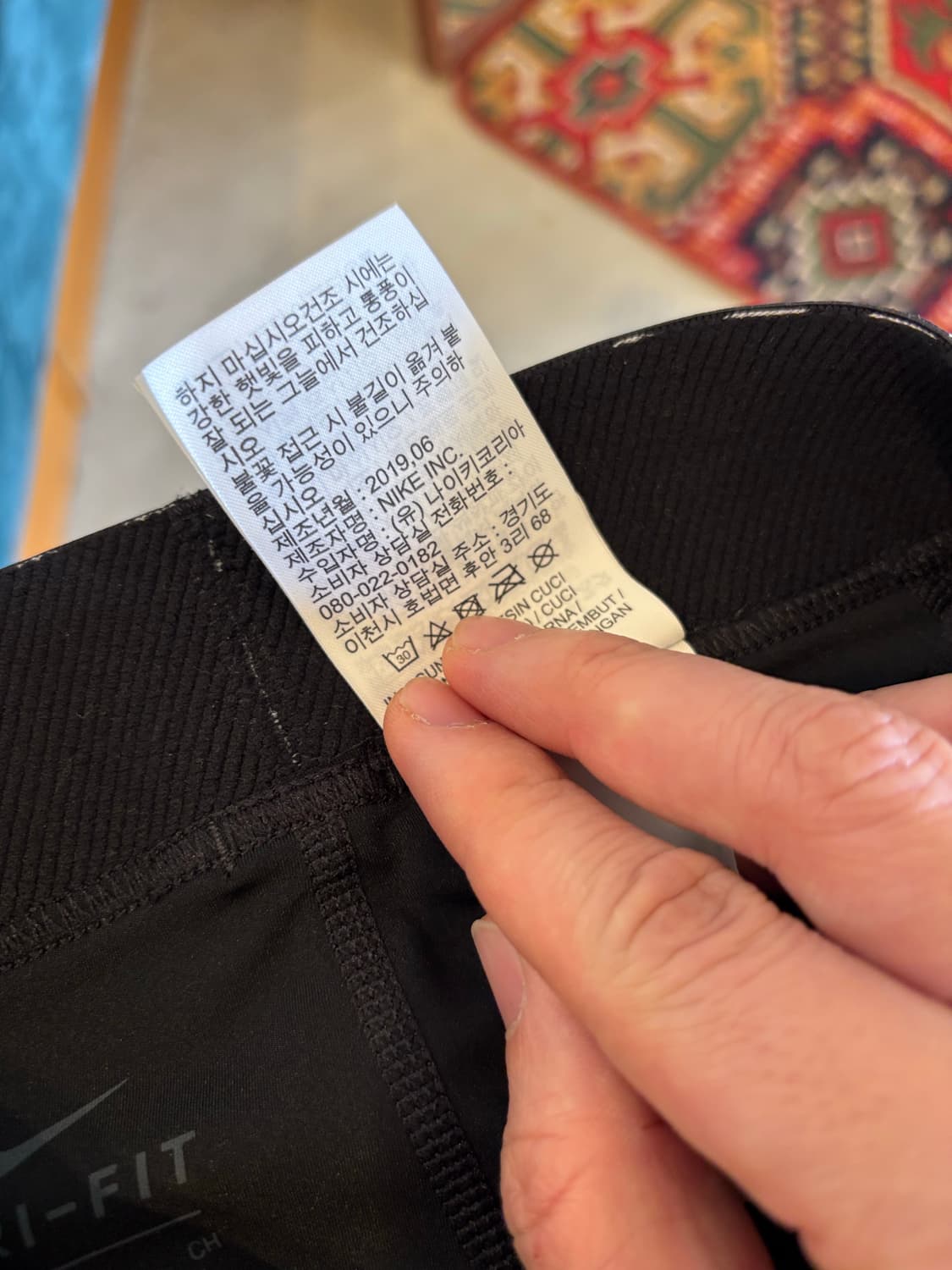 나이키 프로 블랙 여성 타이즈 레깅스 상품이미지5