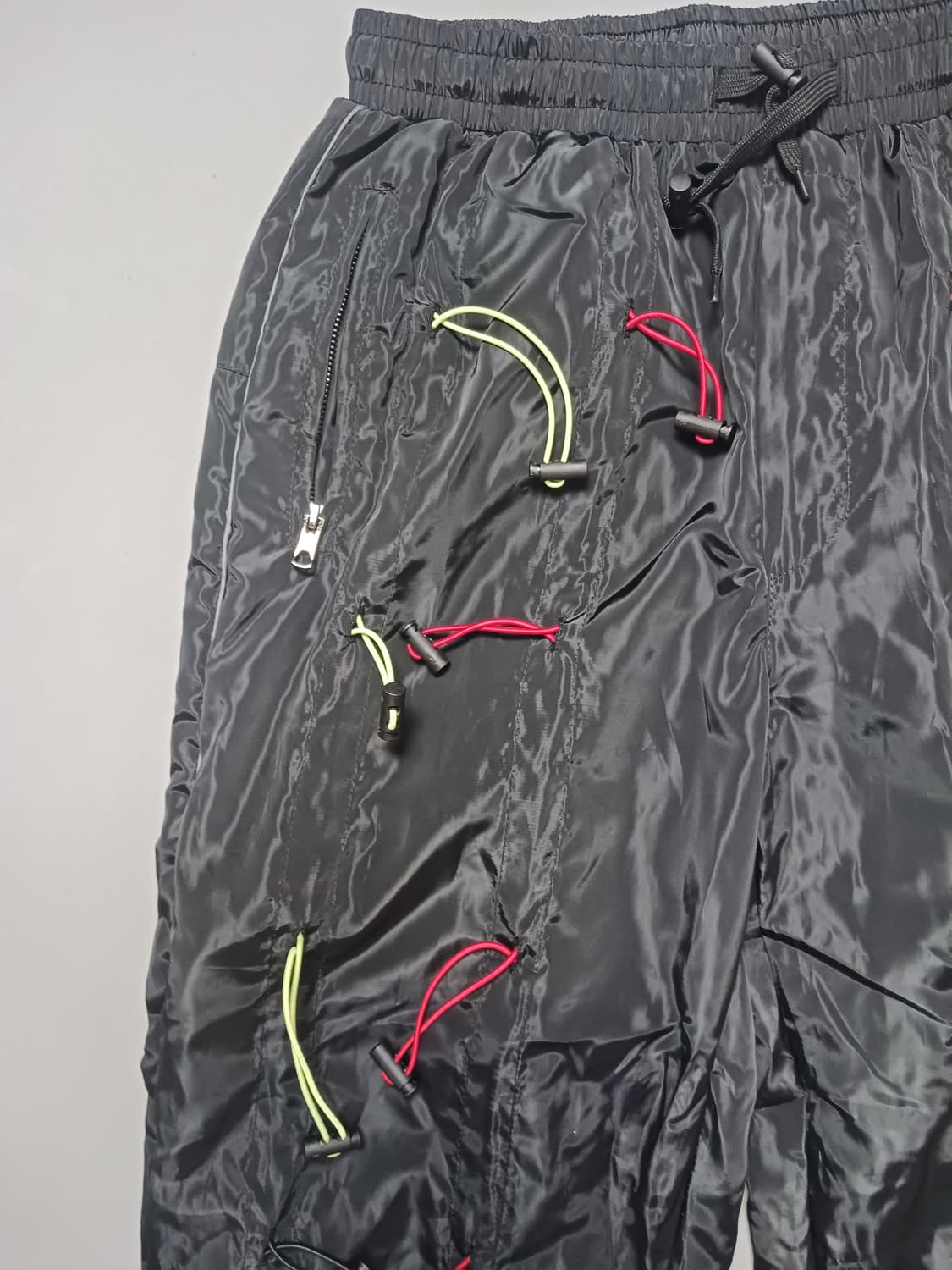 [XL] 빈티지 레인보우 멀티스트링 나일론 조거팬츠 상품이미지2