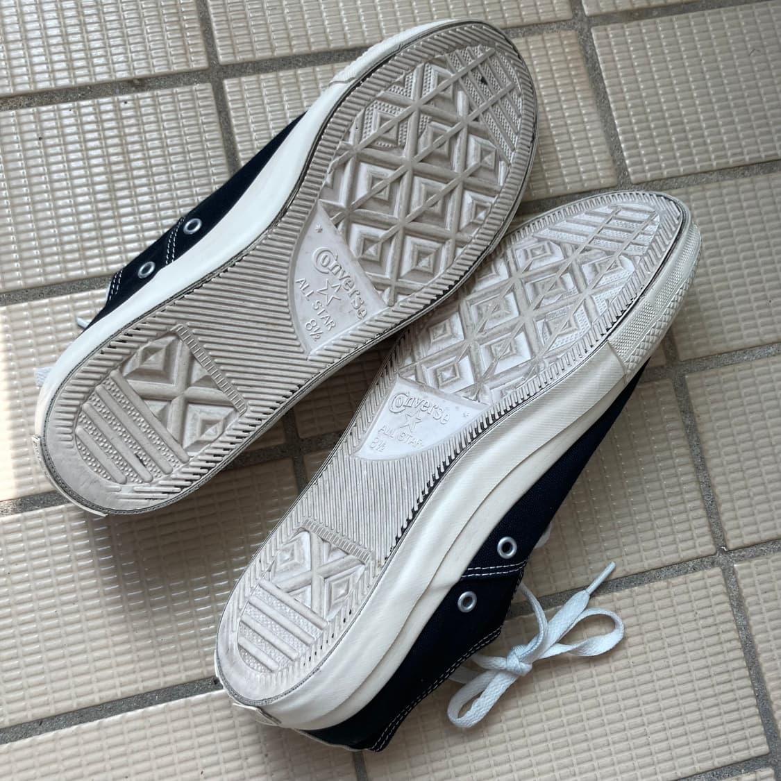 거의새것) 정품 꼼데가르송 컨버스 블랙 로우 270, 275 상품이미지6