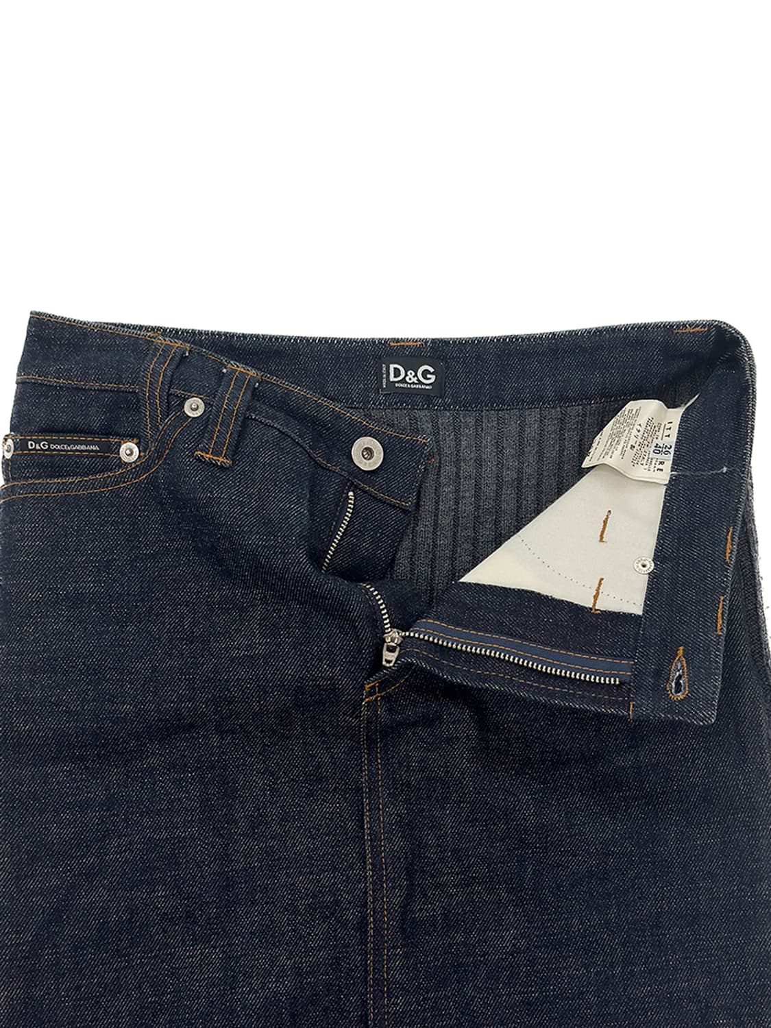 Dolce&gabbana Denim Knit Panel Skirt/ 38 상품이미지4