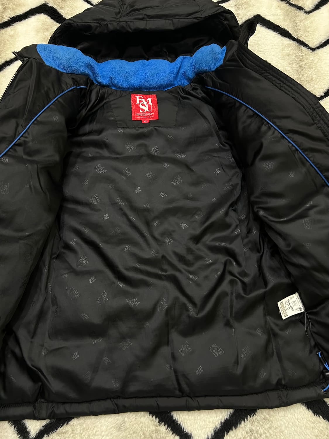 [여성L]에비수 후드 패딩/블랙 상품이미지4