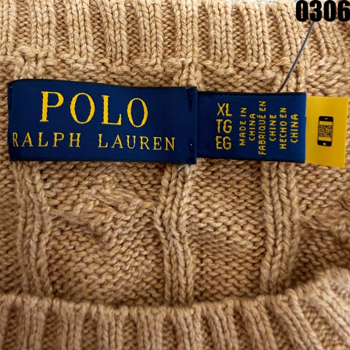 폴로 랄프로렌 클래식 케이블 니트 XL 0306 신형 상품이미지4