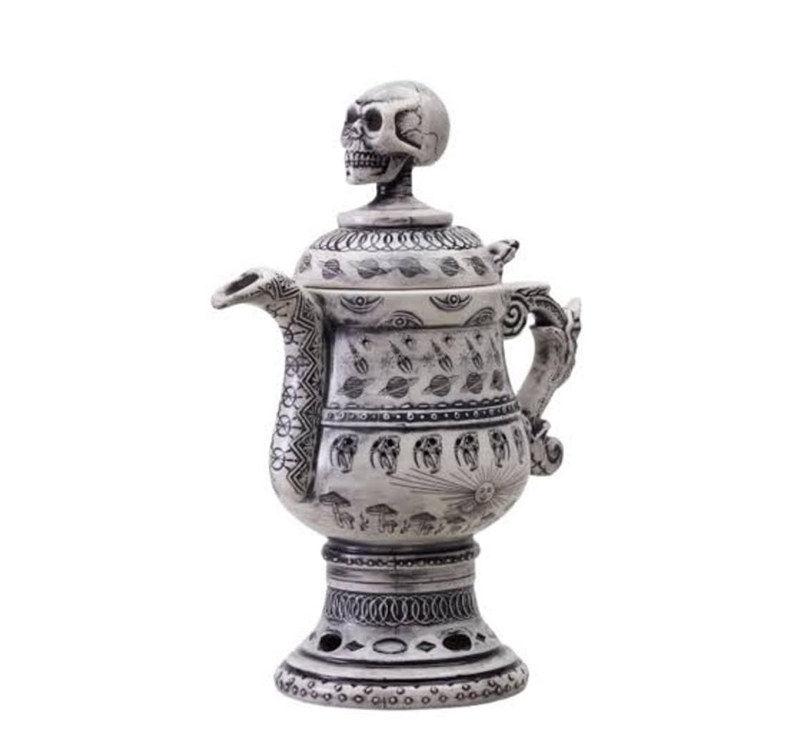 네이버후드 닥터우 22SS 스컬 헤드 인센스 챔버 블랙 F 상품이미지1