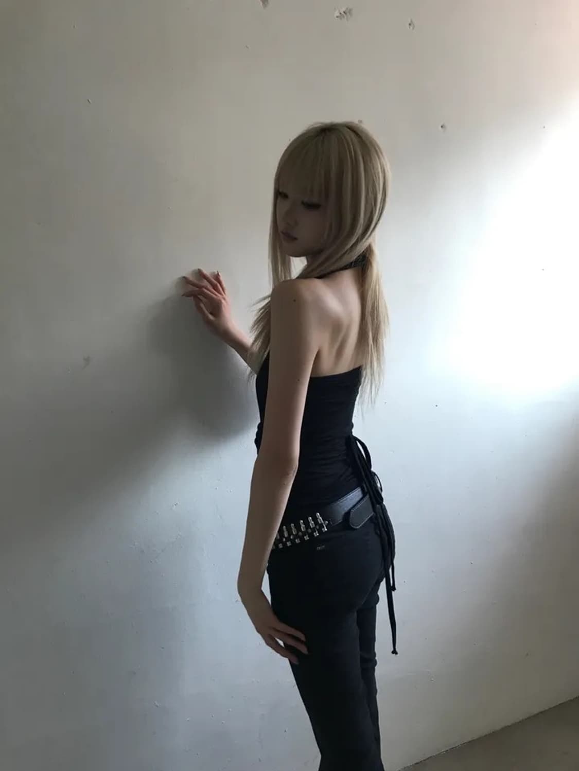 쿄이 랩 홀터 나시 슬리브리스 WRAP HALTERNECK SLEEVEL 상품이미지2